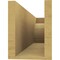Ekena Millwork 6in. W x 8in. H x 28in. L Pescadero Woodgrain TimberThane Rafter Tail, Primed Tan RFTUR06X08X28PECRCPR - alternate 5